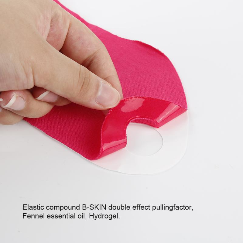 Gel hanging ear type V face mask