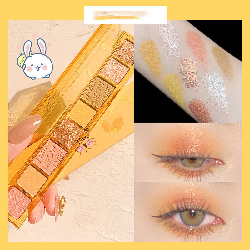 Eight-color eyeshadow palette