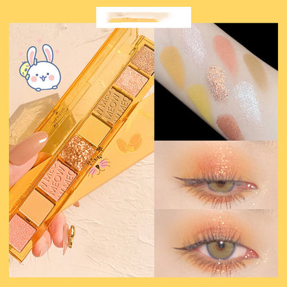 Eight-color eyeshadow palette