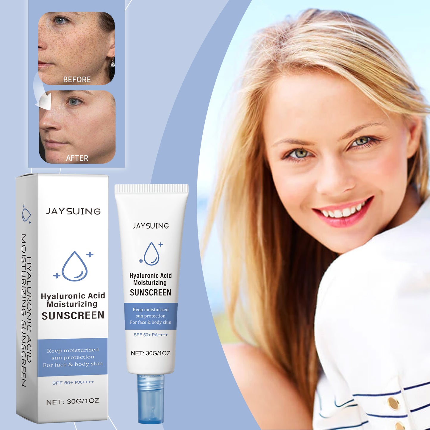 Jaysuing Protection Lotion Is A Moisturizing And Refreshing Uv Protection Lotion For Face Care
