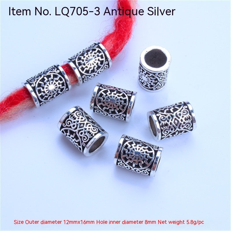 DreadlocksHair Ring Wig Braid Vintage Alloy Ring