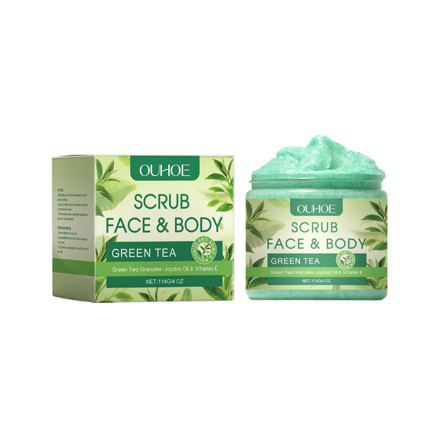 Gentle Moisturizing Green Tea Exfoliating Scrub