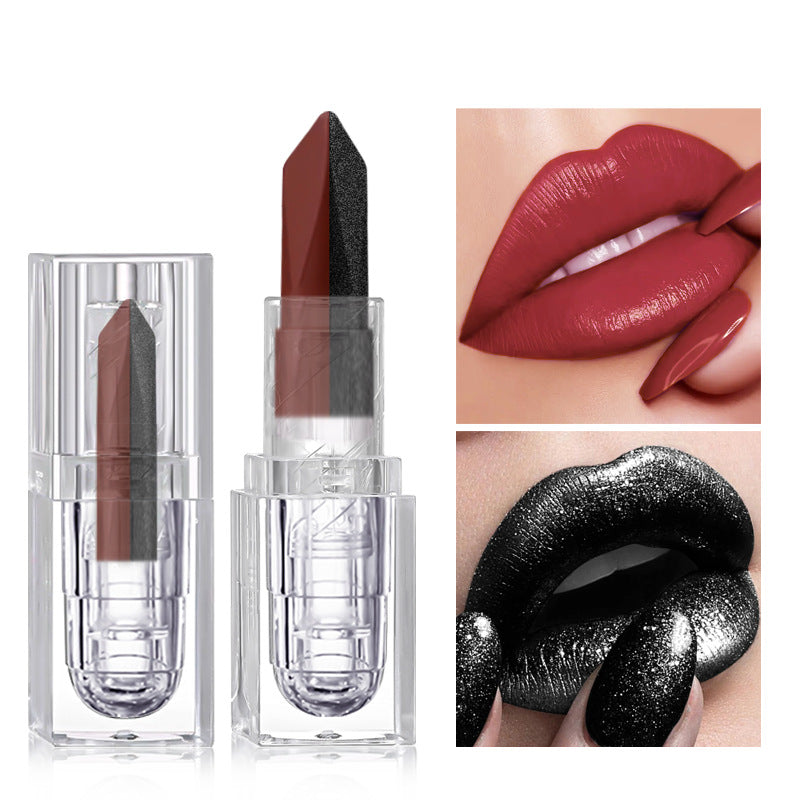 Soft-matte, Dual-tone, 2-in-1 Matte Longwear Lip Mud With A Pearly, Iridescent, And Velvety-matte Finishstain-proof And Smudge-resistant
