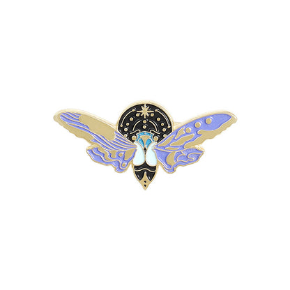 Personalized Versatile Brooch Pin Painted Badge