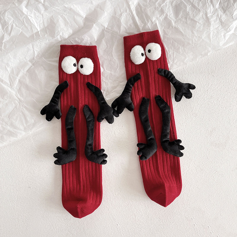 Cute Plush Doll In Tube Socks JK Is Thin Pure Cotton Pile Pile Short Boots Couple