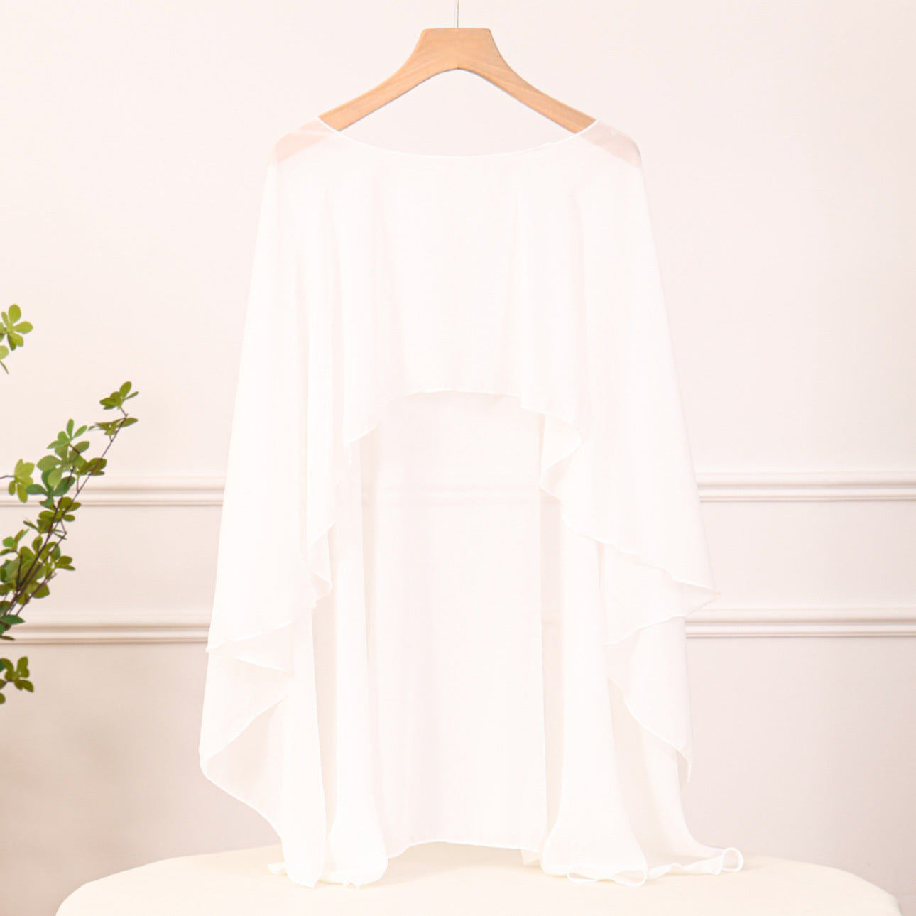 Fashionable All-match Outerwear Air-conditioning Shawl Chiffon Pullover
