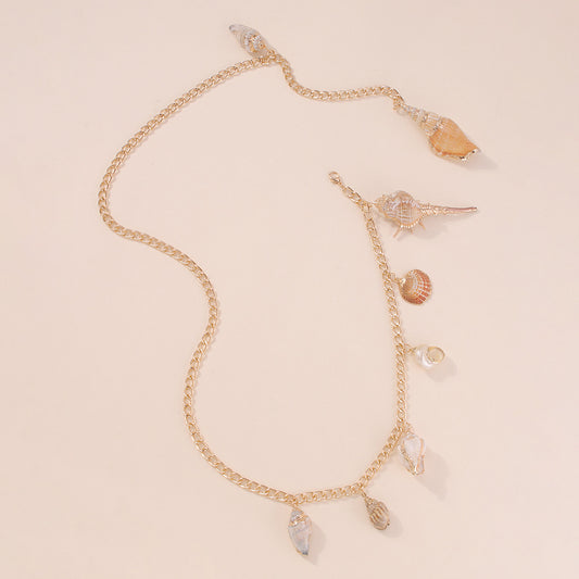 Fashion Personality Design Single-Layer Chain Waist Chain