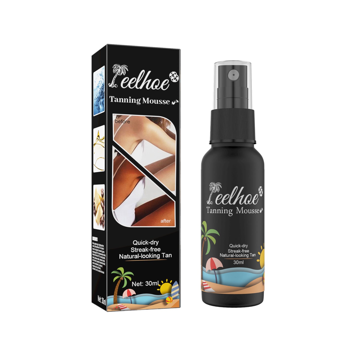 Skin Beach Sun Cream Spray Sun-free Apply To Become Bronze