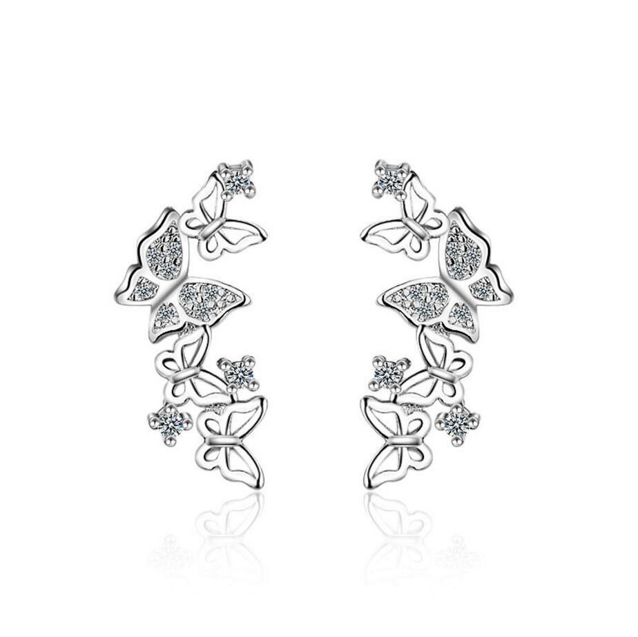 Jewelry Hot Sale Korean Bow Tie Zircon Earrings For Women Pendientes