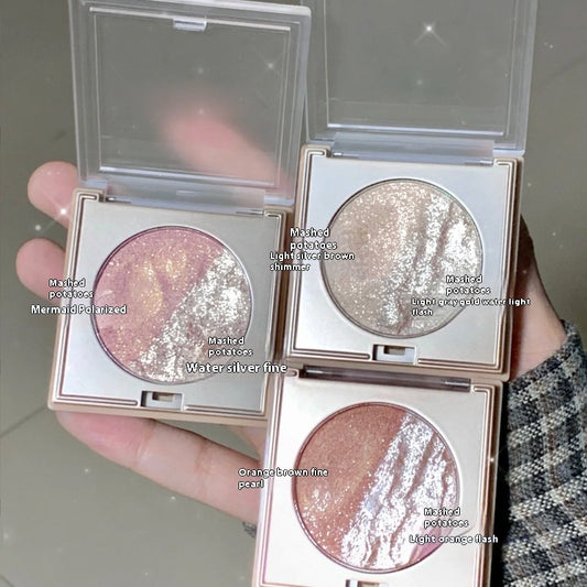 Two-color High-gloss Three-dimensional Long-lasting Contour Compact
