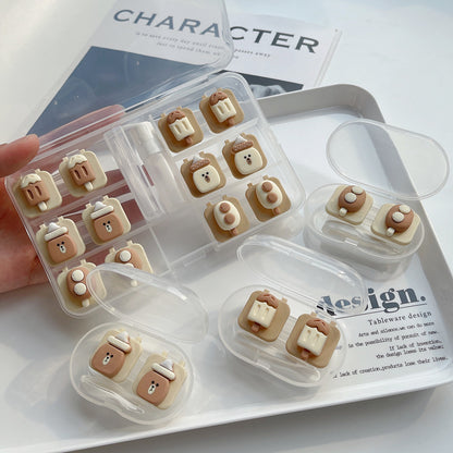 Myopia Contact Lens Case Premium Sense Ins Lightweight Mini Multiple Pairs