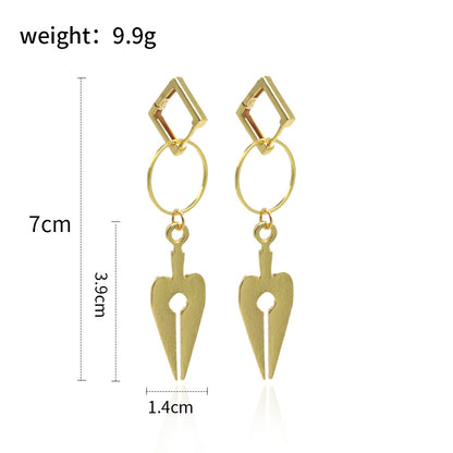 Alloy Earrings Ear Clip Cartoon Characters