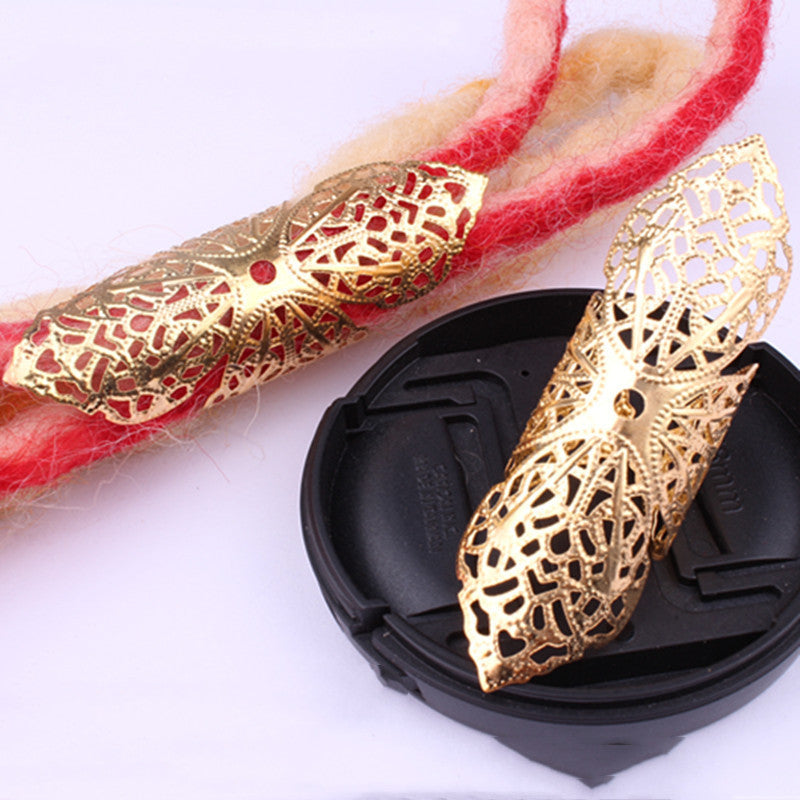 Women's Fashion Simple Dirty Braid Ornaments Hair Ring
