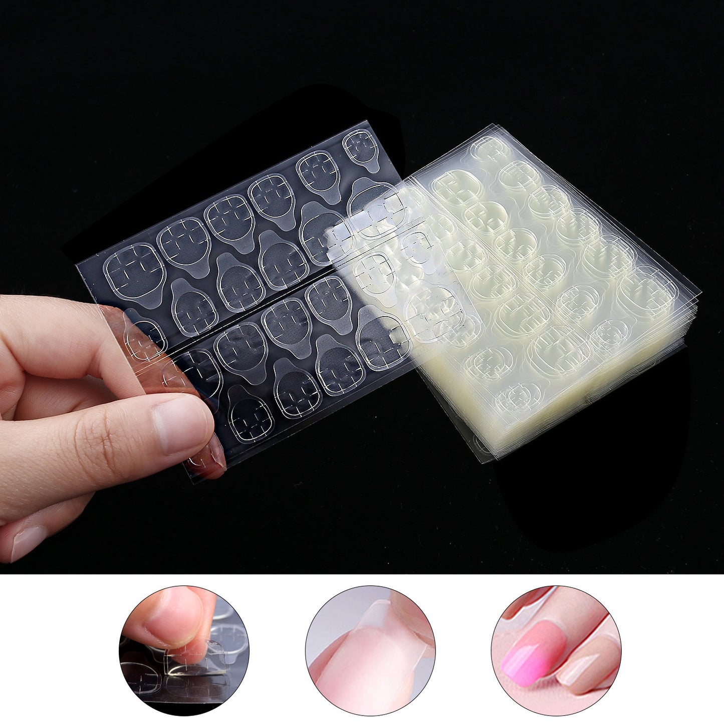 Nail Beauty Nail Tools Jelly Glue Finished Transparent Nail Stickers Seamless Nail Art Jelly Glue Patch