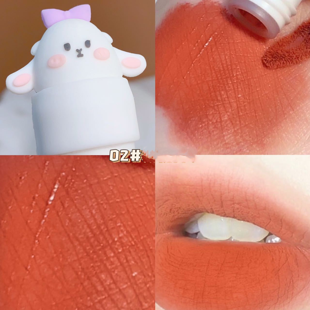 Blind Box Cute Favorite Pair Lip Lacquer Cute Matte Finish Velvet Lip Mud Plain Face Student Party Lipstick Lip Gloss