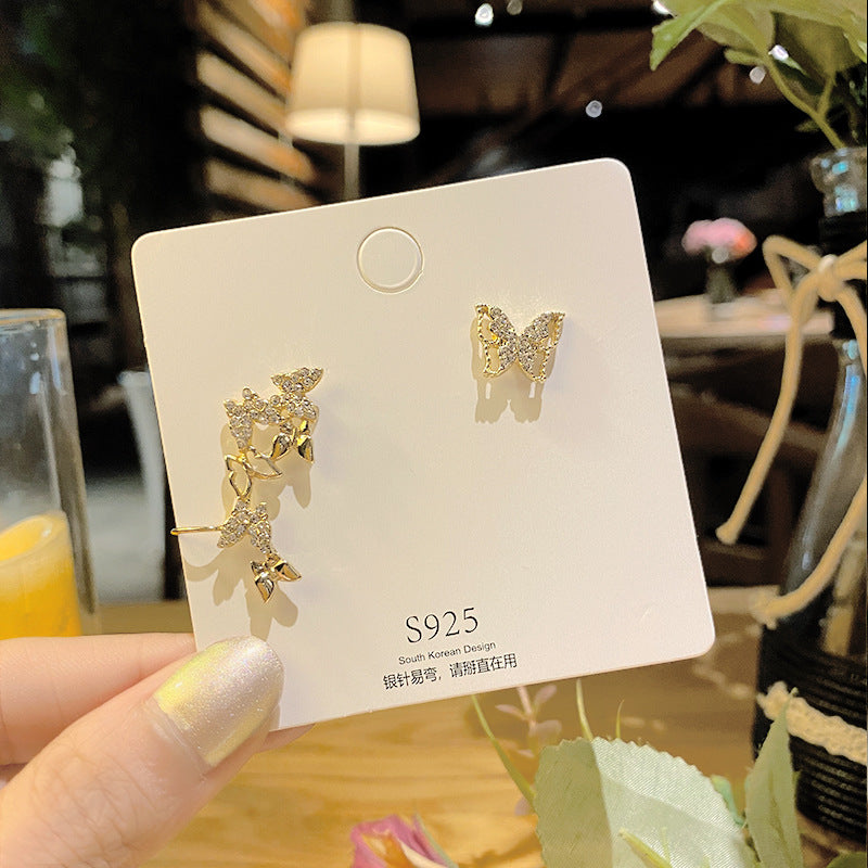 Butterfly AB Earrings Long Earrings