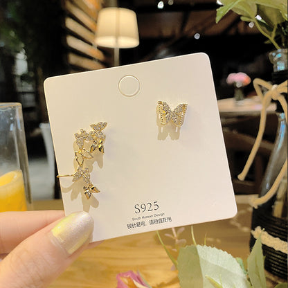 Butterfly AB Earrings Long Earrings