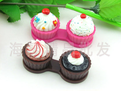 Cake Shape Contact Lens Case