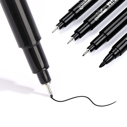 Nail Brush 3D Fluoresent Marker Graffiti Pen Drawing Nail Painting Pen