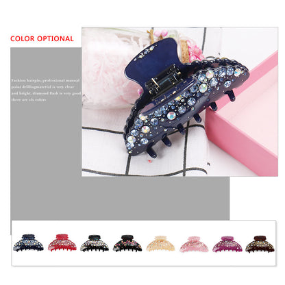 Acrylic Big Rhinestone Hair Claw Fashion