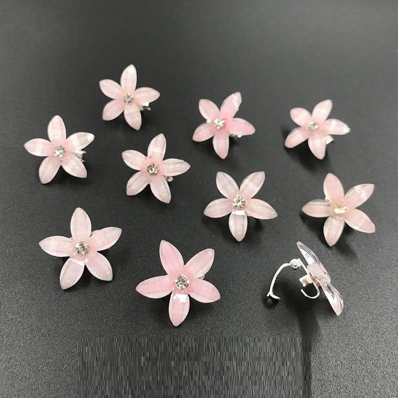 Braided Hair Headdress Small Hairclip Rhinestone Mini Hair Clip Children