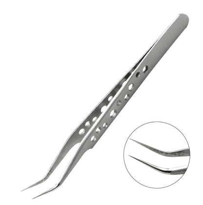 Stainless steel camera elbow DIY tweezers