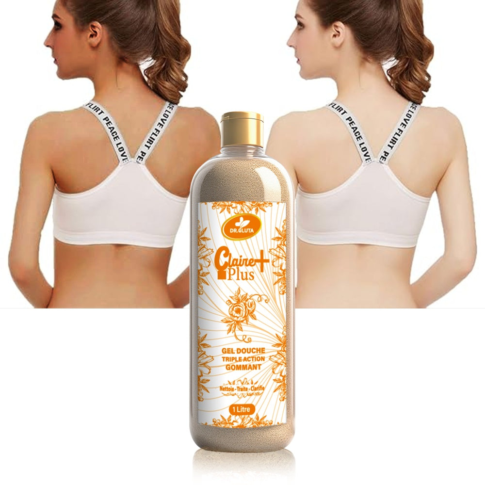 Claire Plus Shower Gel Anti-aging Lightening Body Skin Care Whitening Bath Wash