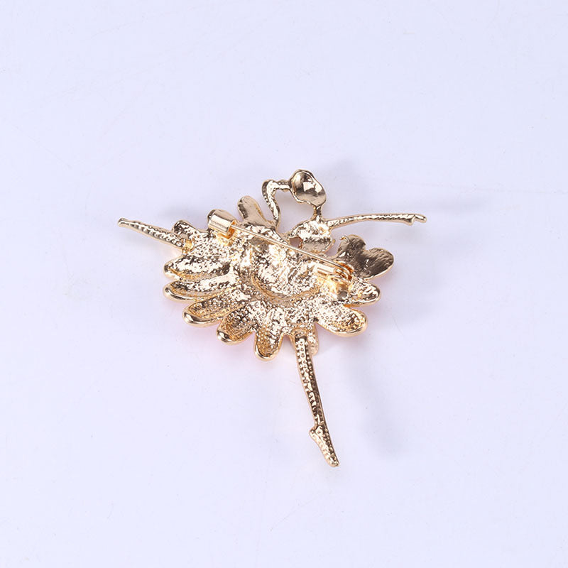 New Alloy Ballet Girl Brooch Accessories