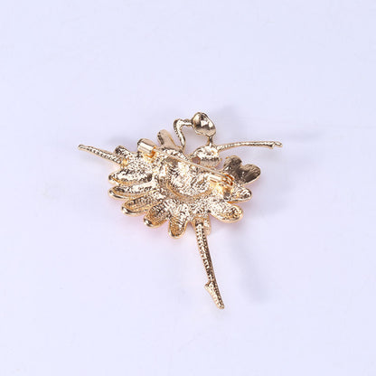 New Alloy Ballet Girl Brooch Accessories