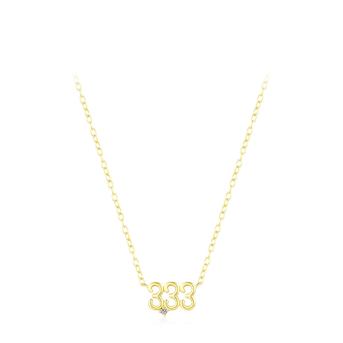 Fashion Personality Lucky Digital Necklace For Women