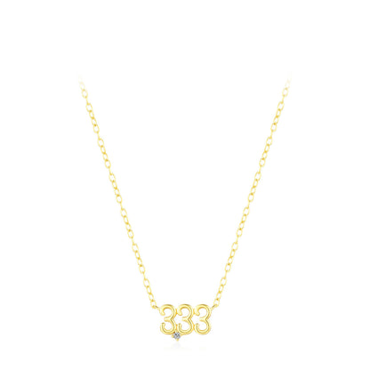 Fashion Personality Lucky Digital Necklace For Women