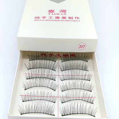 Handmade cotton thread stalk simulation false eyelashes
