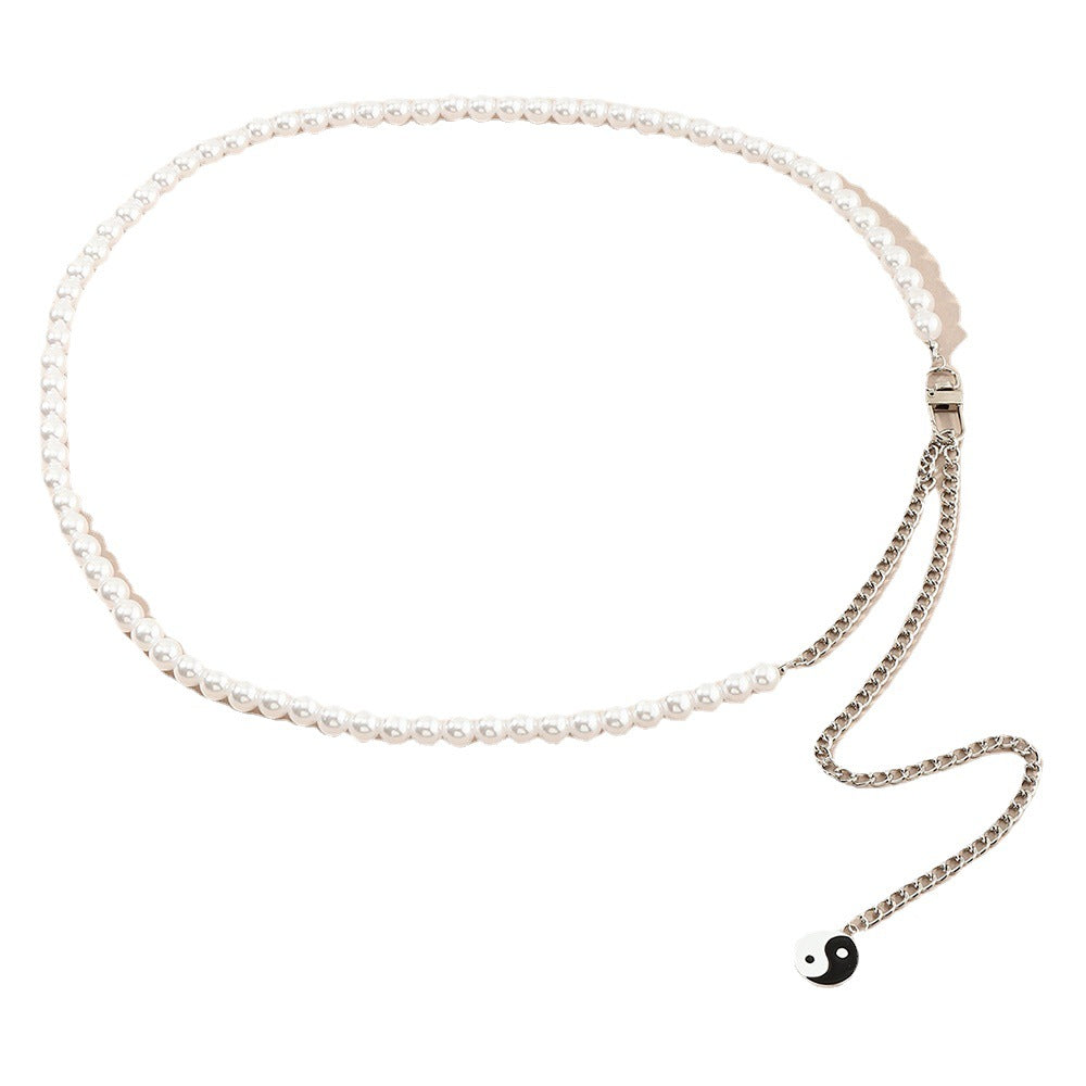 Simple Personality Aluminum Chain Accessories Waist Chain