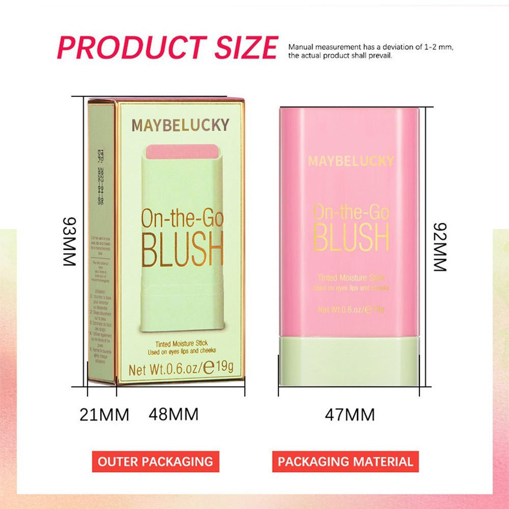 Vigorous Silky Matte Shimmer Contour Stick Blusher