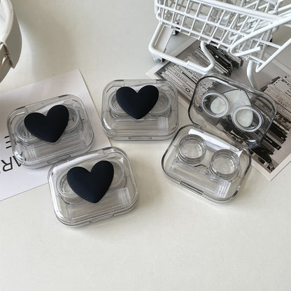 Transparent Contact Mini And Simple Cosmetic Lenses Lens Case
