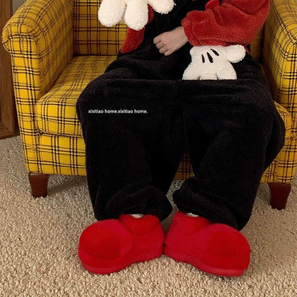 Cute Fashion Big Head Furry Boots For Women