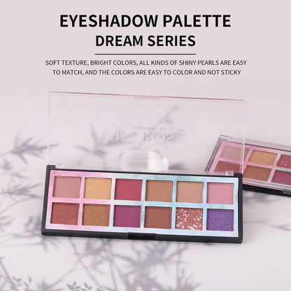 Beauty Shimmer Matte Long Lasting Waterproof Makeup Eye Shadow Plate