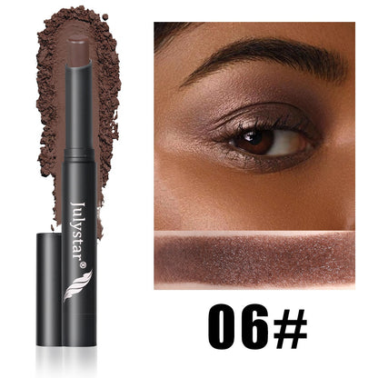Makeup Lazy Pearlescent Rotating Eye Shadow Stick Repair Shadow Highlight Lip Brightening Integrated Multi-purpose