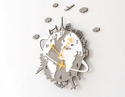 Personalized Wall Watch Modern Silent Clock Home