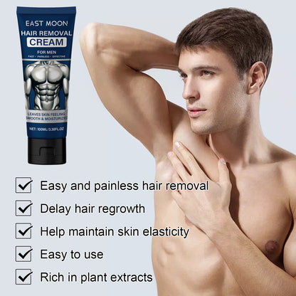 Men's Lip Removal Beard Armpit Hand And Leg Hair Mild And Non-irritating Body Depilatory Cream