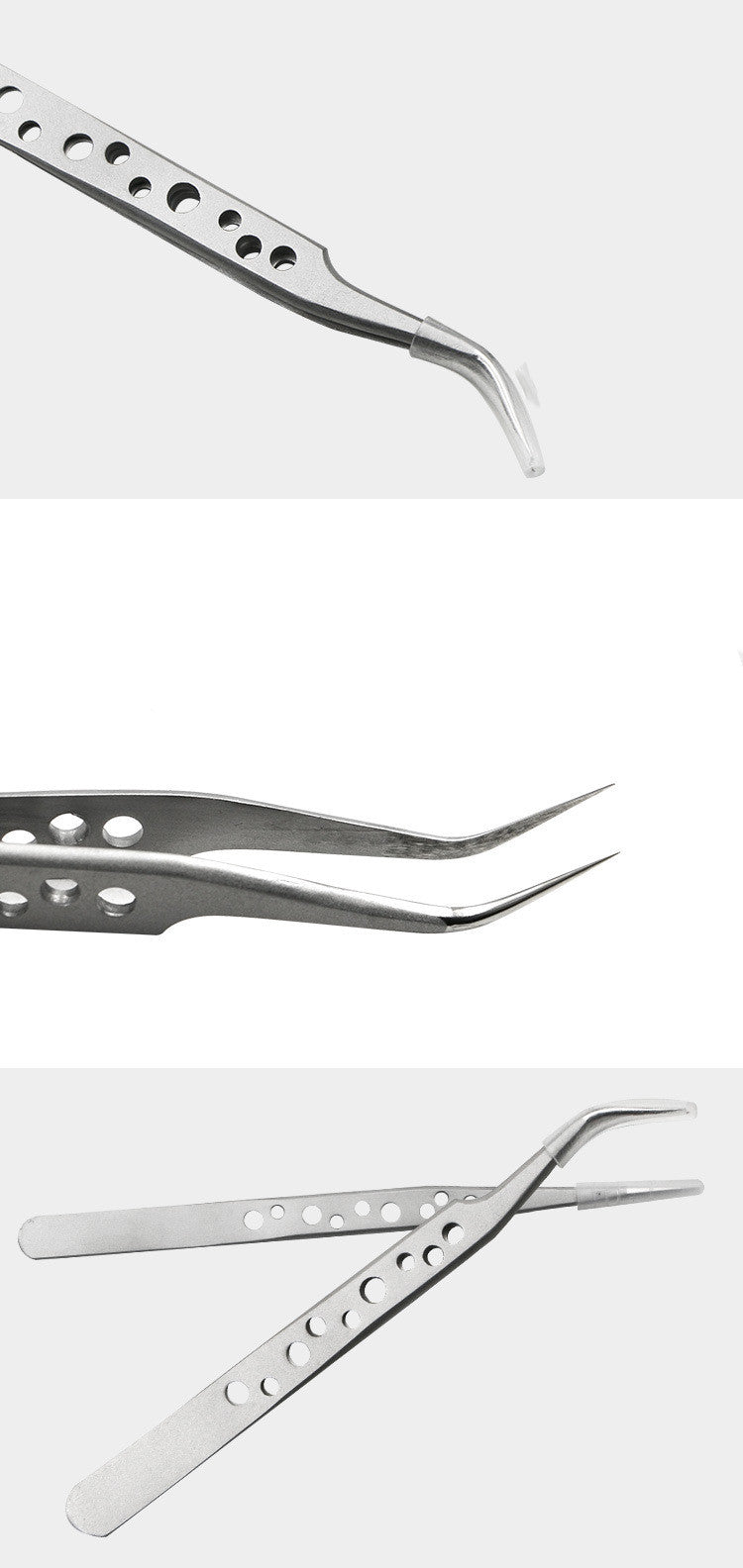 Stainless steel camera elbow DIY tweezers