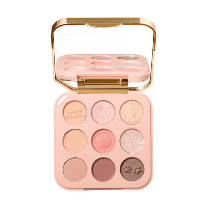 Makeup Marco Andy Adorable Pet Silky Tenderness Nine Color Eyeshadow Palette
