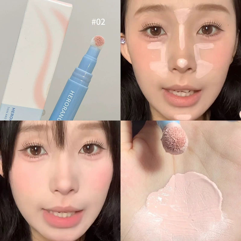 Three-dimensional Shadow Highlight Brightening Flawless Base Makeup Liquid Concealer