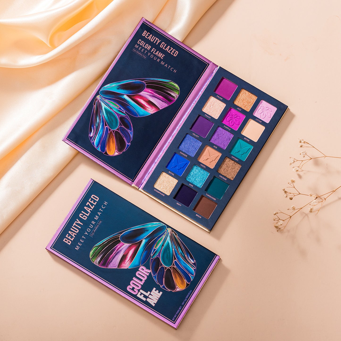 Butterfly Eyeshadow Palette Three-dimensional Shape And Easy To Color