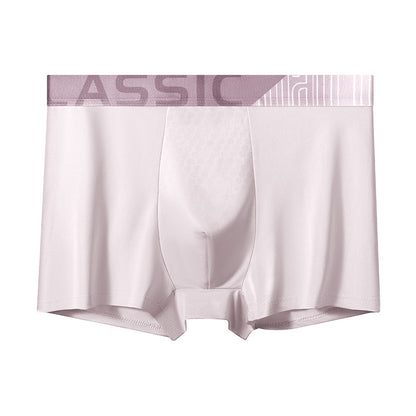 Men's Ice Silk Boxer Briefs Breathable, Moisture-Managing, Ultra-Soft Comfort Underwear For Summer