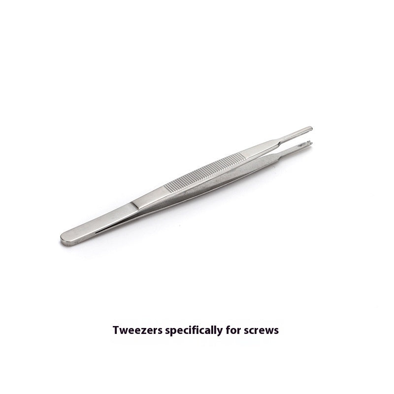 Thick Gardening Glasses Screw Special Tweezers