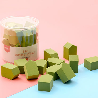 Pentagonal powder puff