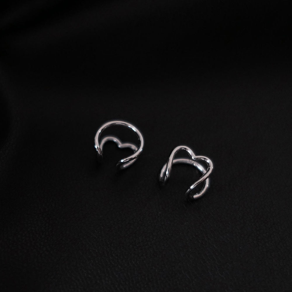 Love Ear Clip Female Earrings Without Pierced Ears