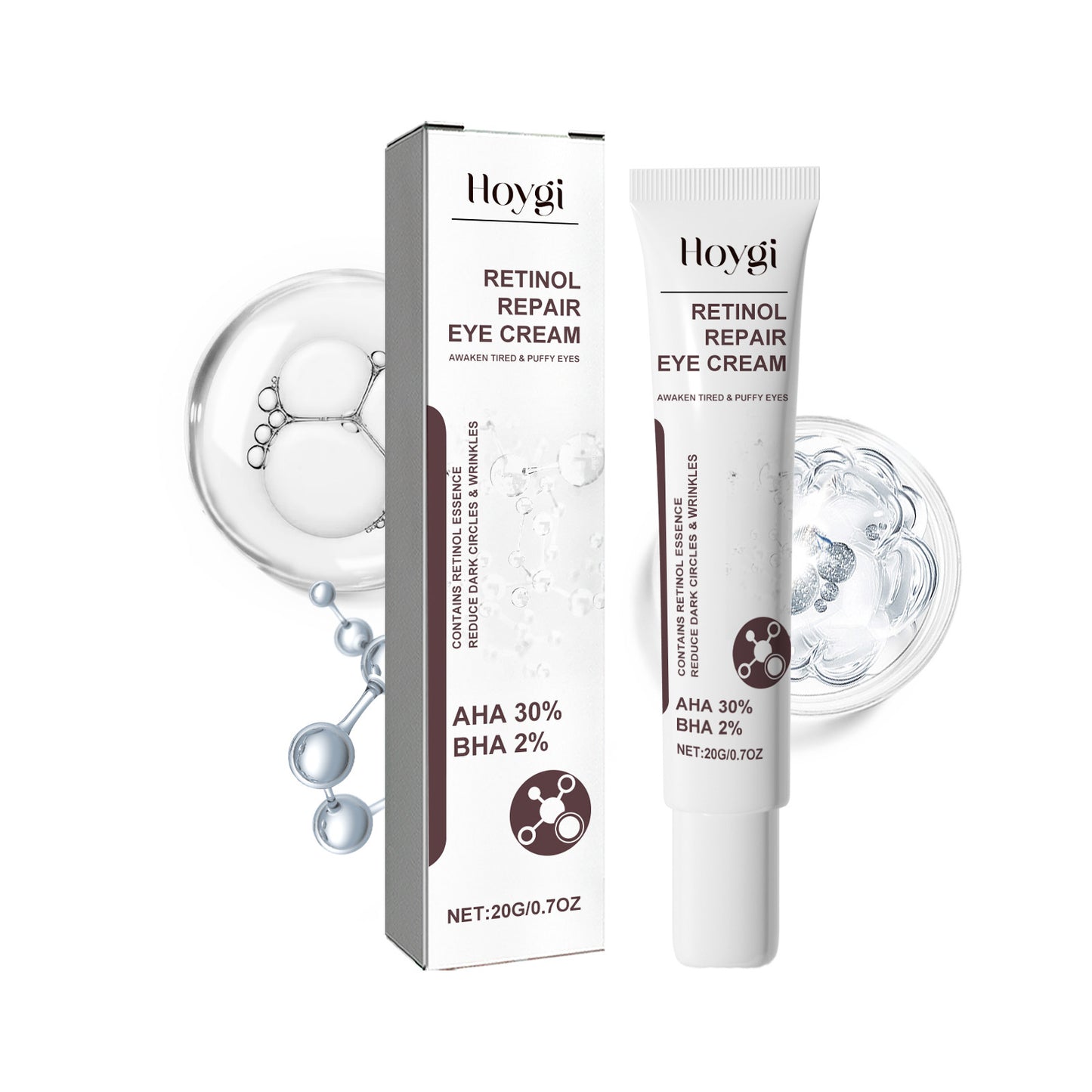 Retinol Eye Cream Moisturizing Application