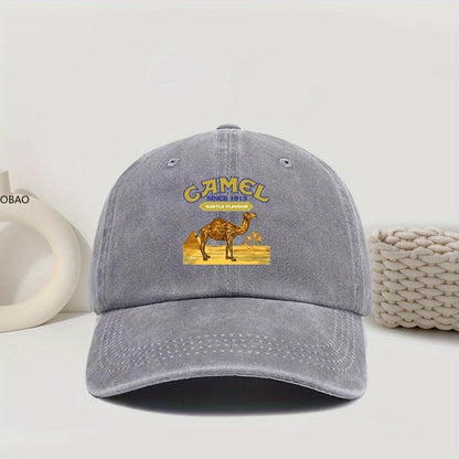 Mens Outdoor Simple All-Match Embroidered Letter Baseball Cap